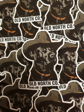 Cowboy Pup Sticker